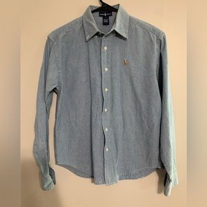 Polo Ralph Lauren White Button Down Size Youth Size Medium